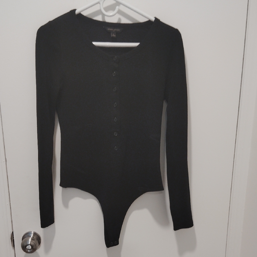 Black Long Sleeve Bodysuit
